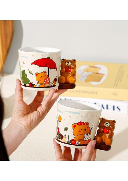 Gülümseyen Ayıcık Temalı Seramik Kupa fırsatları