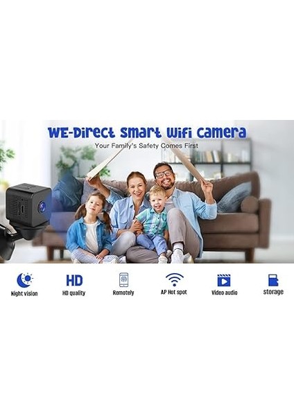 C Kamera Wirel Gizli 1080P Wifi Dadı Gözetleme Kameraları, Ev Güvenliği Için O ve Video, Hareket Algılama ve Gece Görüşlü Fon Uygulaması Wirel Full Hd Kaydedici Siyah fiyatları