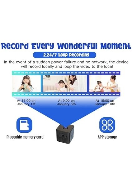 C Kamera Wirel Gizli 1080P Wifi Dadı Gözetleme Kameraları, Ev Güvenliği Için O ve Video, Hareket Algılama ve Gece Görüşlü Fon Uygulaması Wirel Full Hd Kaydedici Siyah fırsatları