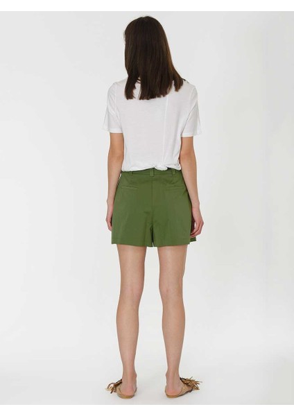 Pilise Detaylı Cepli Şort Yeşil Y1912612_012 fiyatları