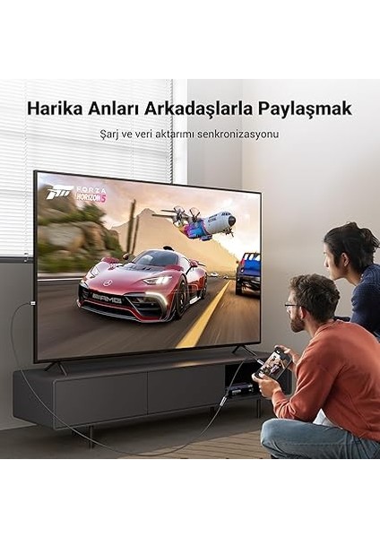 Gen2 100 W Thunderbolt 3 Type-C To Type-C Örgülü Uzatma Kablosu 1 Metre indirimleri