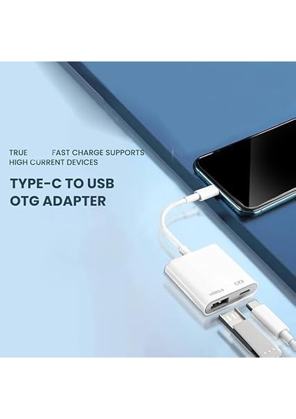 Type-C To USB 3.0 Konvertör iPhone 16 Serisi Uyumlu Samsung Xiaomi Huawei Uyumlu Çevirici Flash Disk USB Bellek Kullanak Için ZR570 fiyatları
