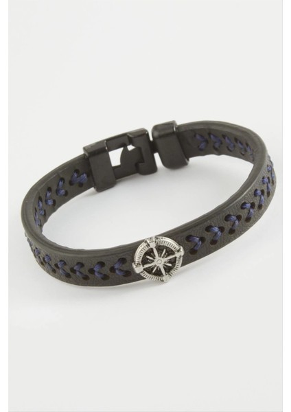 Pusula Kaliteli Suni Deri Bileklik