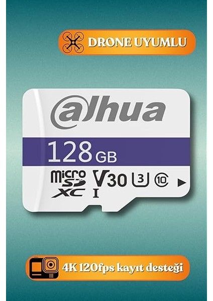 C100A 128GB Microsd Hafıza Kartı (Sd Adaptörlü) modelleri