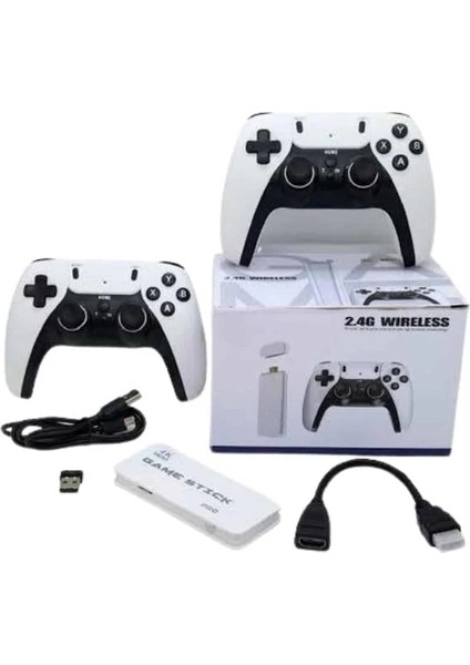 3D 4K 2000 Oyunlu Game Stick Oyun Konsolu Çift Konsol fırsatları