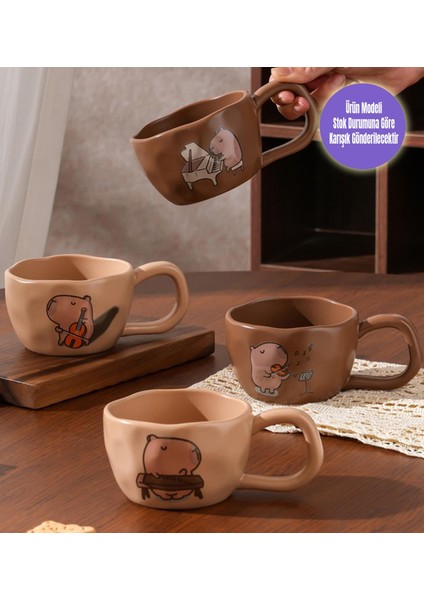 Capybara Moments Temalı Seramik Kupa
