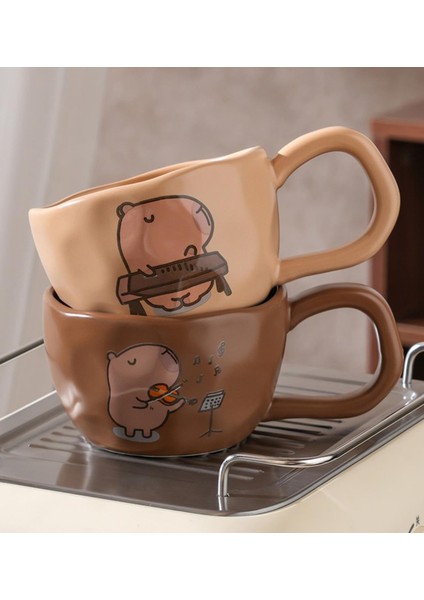 Capybara Moments Temalı Seramik Kupa fırsatları