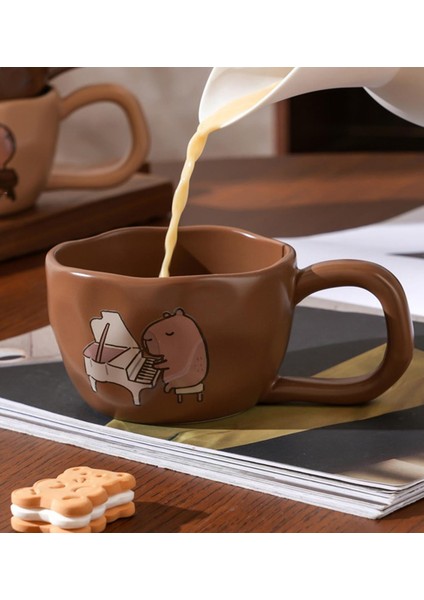Capybara Moments Temalı Seramik Kupa
