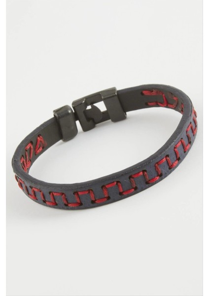 Labirent Kaliteli Suni Deri Bileklik