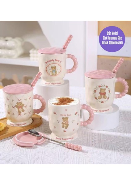 Aşk Ayıcığı Temalı Seramik Kupa