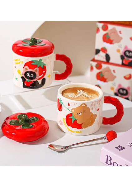 Domates Dostlar Temalı Seramik Kupa indirimleri