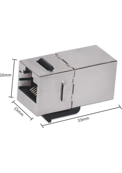 Cat6 Jack Internet Kablo Birleştirici RJ45 Metal Dişi Dişi Ekleme Aparatı fırsatları