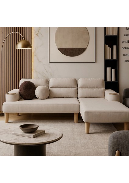 Legna Bohem Köşe Takımı, Açık Krem