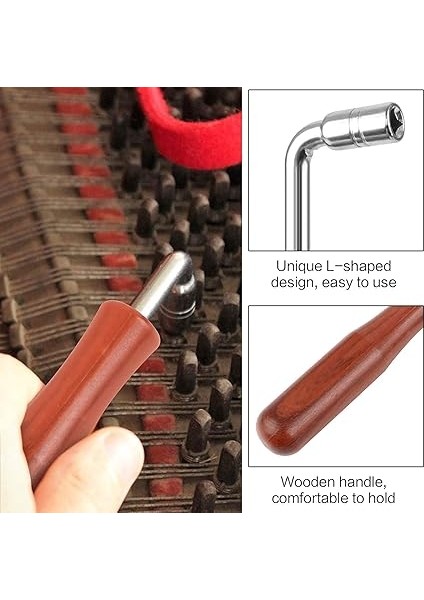 Profesyonel Piyano Akort Kiti Akort Anahtarı Çekiç Mizaç Şerit Sessiz Kit Piyano Dıy Sabitleme Seti modelleri