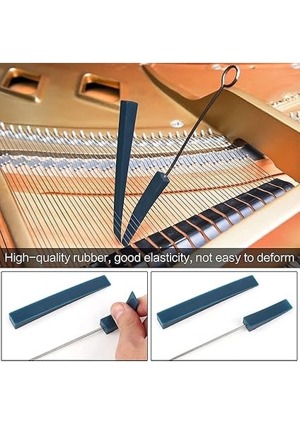 Profesyonel Piyano Akort Kiti Akort Anahtarı Çekiç Mizaç Şerit Sessiz Kit Piyano Dıy Sabitleme Seti indirimleri