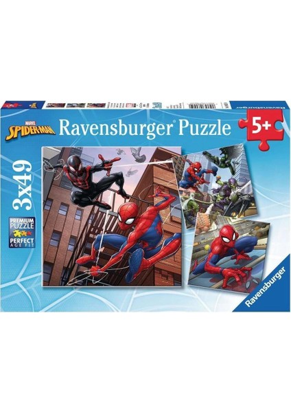 80250 Spider-Man 3X49 Parça Ravensburger Puzzle indirimleri