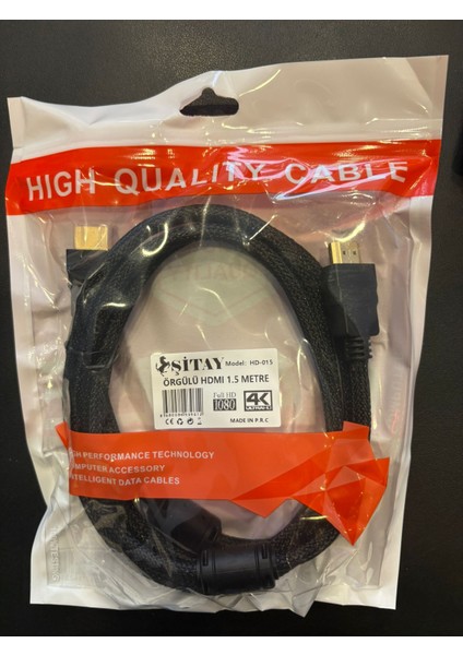 1.5metre HDMI 4K 1080 Full Hd Örgülü Kablo fiyatları