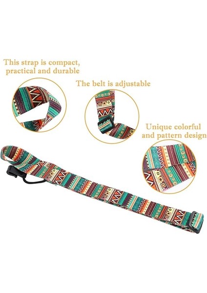 Ukulele Kayış, Ayarlanabilir Naylon Evrensel Ukulele Askı Kemer Askısı Kancalı Mini Gitar (2,7 cm / 1,1 Inç) fırsatları