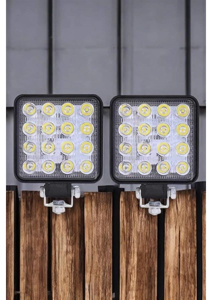 Tepe Lambası Tüm Araç Tiplerine Uygun Sis Lambası 16 LED Beyaz Renk fırsatları