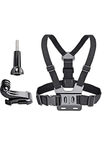 Chest Harness Mount Adjustable Camera Chest Strap With J Hook Compatible With Gopro Hero 13 12 11 10 9 8 7, Akaso EK7000 Brave 4, Dragon Touch, Vemont, Wolfang,remali Action Camera