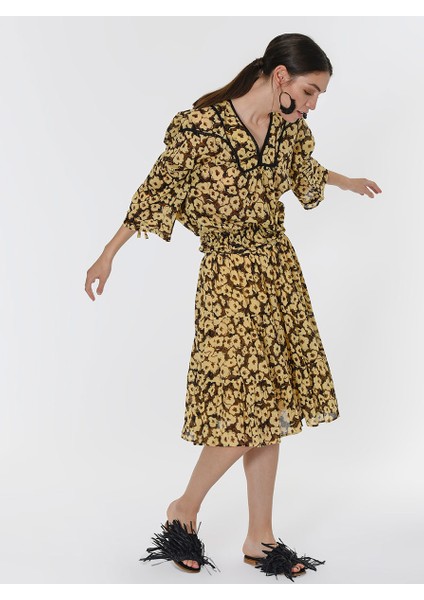 Desenli Siyah Etek Standart Renk Y1967125_089 fiyatları