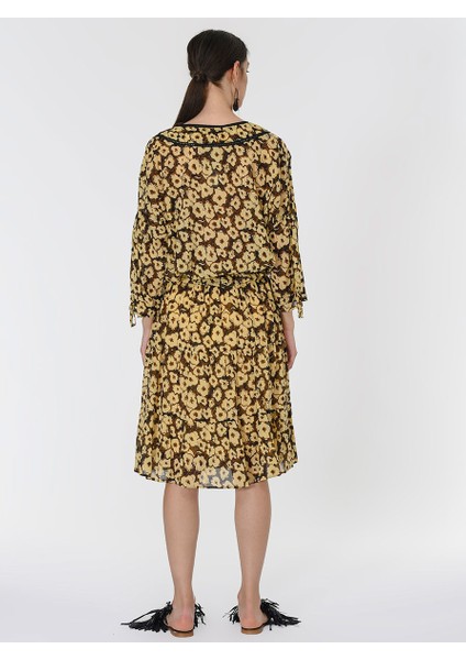 Desenli Siyah Etek Standart Renk Y1967125_089 modelleri