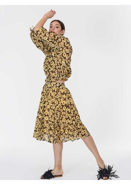 Desenli Siyah Etek Standart Renk Y1967125_089 indirimleri