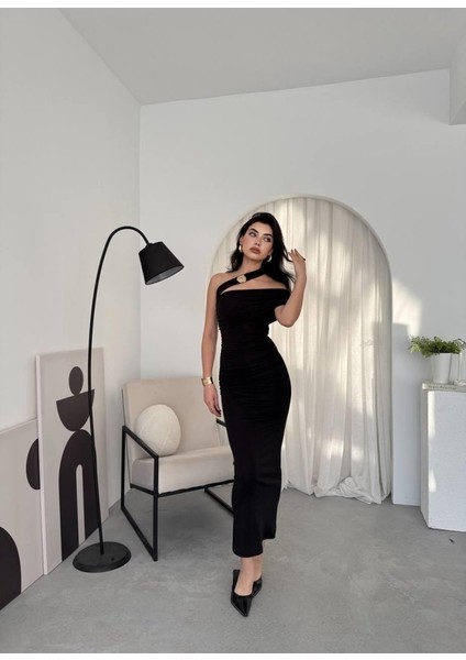 Reta Çapraz Omuz Elbise