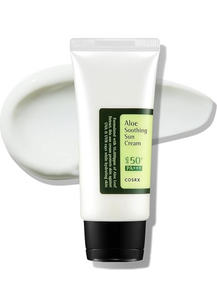 Aloe Soothing Sun Cream SPF50 Pa+++ - Yatıştırıcı Güneş Kremi 50ML