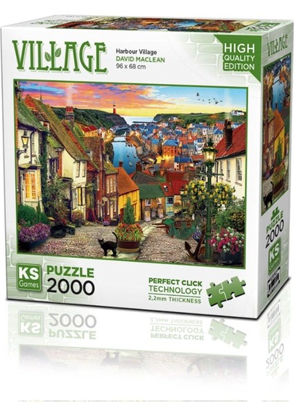 22525 Harbour Village 2000 Parça Puzzle -Ks Puzzle fiyatları