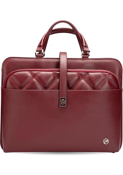 Evrak Laptop Çantası Kapitone Bordo S2021