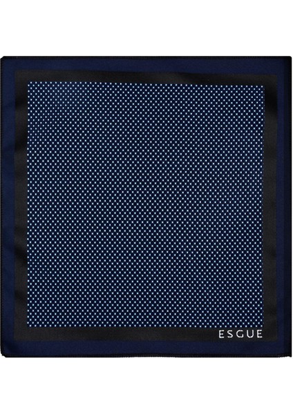 8 cm Hand Made Lacivert - Mavi Nokta Desenli Mendilli Kravat indirimleri