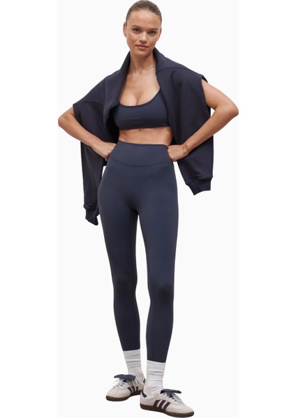 Base Sculpting Leggings Yüksek Bel Şekillendirici Kadın Tayt