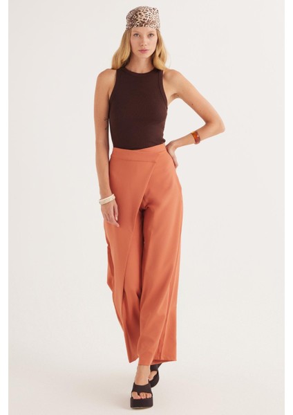 Kadın Slim Fit Halter Yaka Modal Kumaş Kahverengi Body Atlet fırsatları