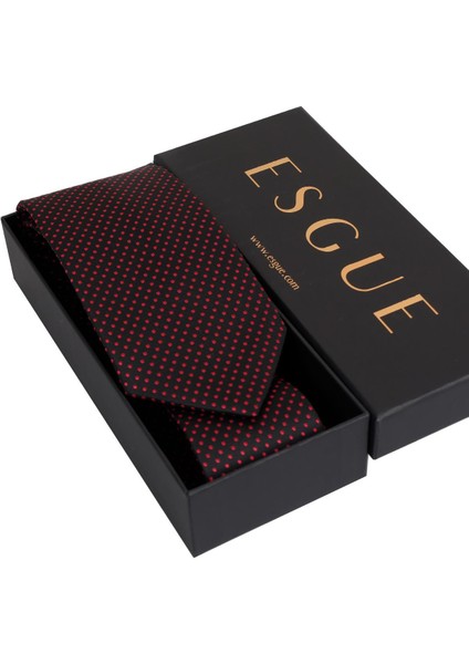 8 cm Hand Made Siyah - Kırmızı Nokta Desenli Mendilli Kravat indirimleri