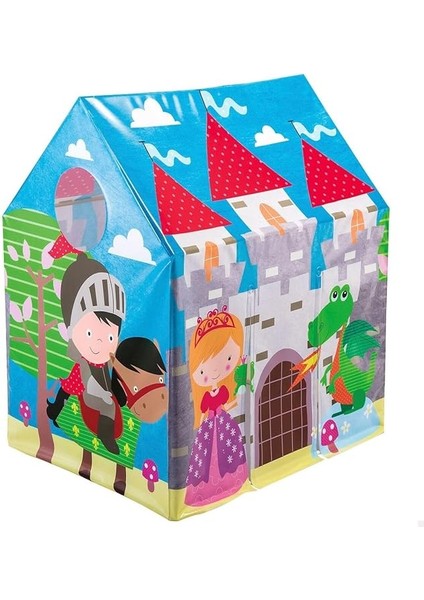 45642 Kale Desenli Oyun Çadırı 95X75 Cm, Su Sporları, Plaj Malzemesi, Şişme Ürün, Yüzme Aksesuarı, Kamp, Dalış, Güvenlik