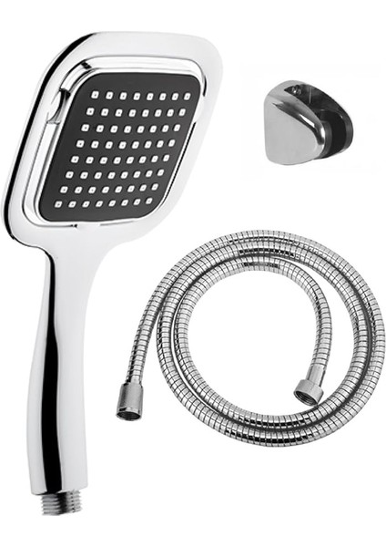 Elite Duş Başlığı + Duş Hortumu + Mafsal Duş Takımı Duş Seti