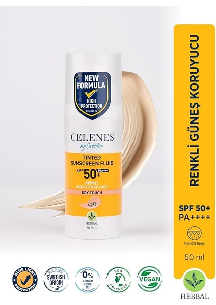 Herbal Renkli Güneş Koruyucu Dry Touch Light 50 Spf fiyatları