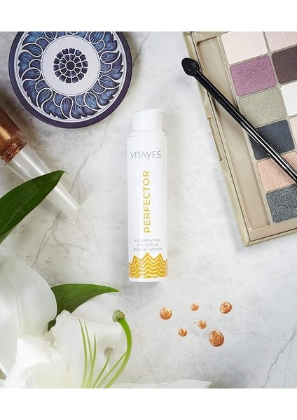 Perfector Göz Çevresi Serumu, Peptit Kompleks Serum, Göz Altı Torbaları ve Mor Halkalar Anında Canlandırıcı Kırışıklık Karşıtı, Yoğun Nemlendirici, Göz Altına Işıltı Verici - 15 ml indirimleri