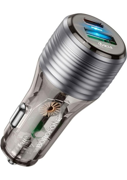 Araç Çakmaklık Şarjı Hızlı Şarj Dual Port Car Charger 1x Type-C 1x USB fiyatları