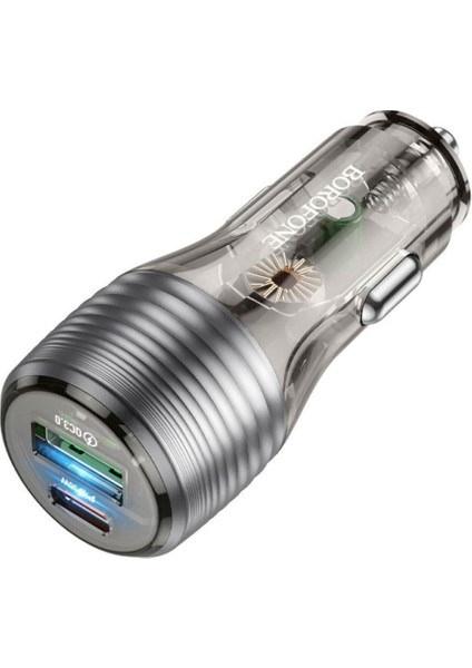 Araç Çakmaklık Şarjı Hızlı Şarj Dual Port Car Charger 1x Type-C 1x USB fırsatları