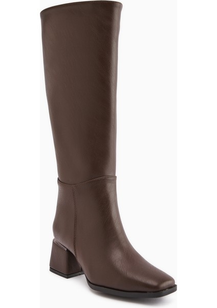 Miami Kahve Küt Burunlu Çizme fiyatları