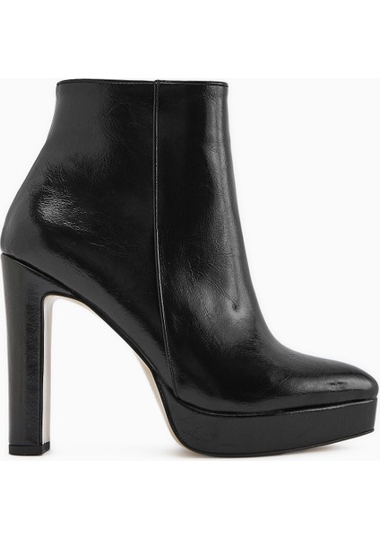 Abbie Siyah Sivri Burunlu Yüksek Topuklu Fermuarlı Bot fiyatları