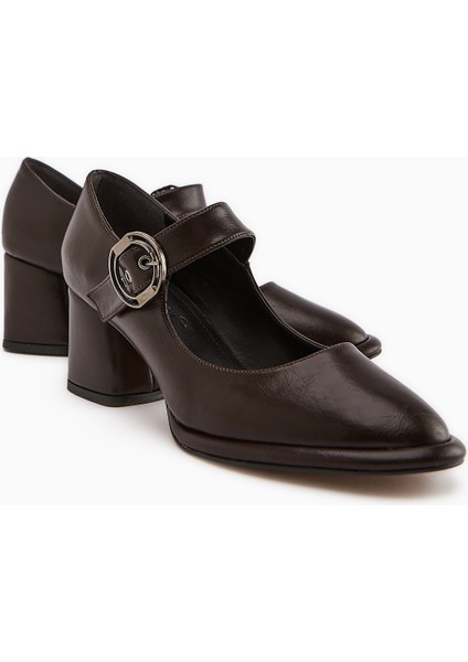 Nana Kahve Tokalı Topuklu Kadın Ayakkabı fırsatları