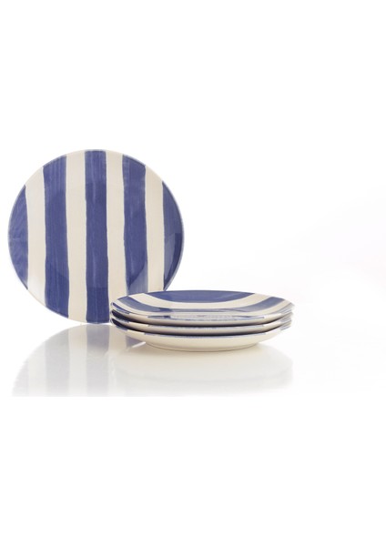 Ocean Line 4 Parça 25 cm Servis Tabağı Mavi fiyatları