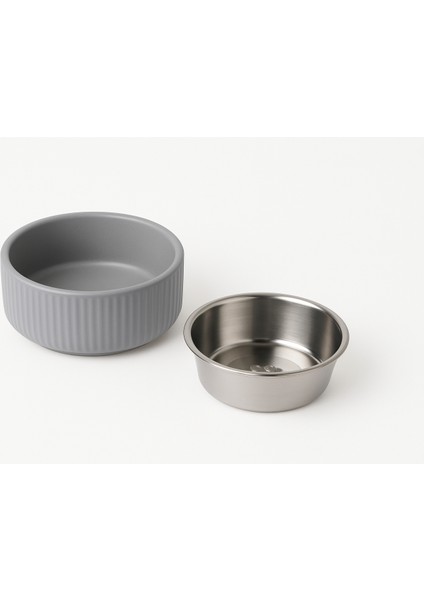Organik Seramik Mama Kabı Kimyasal Içermez Paslanmaz Çelik Iç Kap 250ML fırsatları