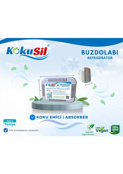 Kokusil Buzdolabı Koku Giderici ve Koku Emici modelleri