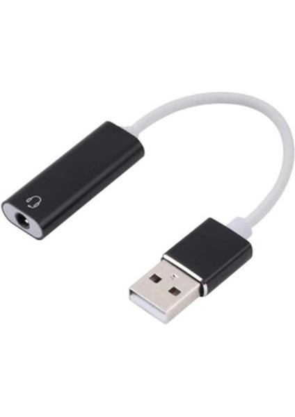 USB Den Mikrofonlu Kulaklık Çevirici (Usb To 3.5 mm Jack) Playstation Uyumlu Bilgisayar Ses Kartı Kablosu 3.5 mm Jack (Dişi) Girişli Ses Adaptörü 7.1 Dönüştürücü Ps3 Ps4 Ps5 Uyumlu (Beyaz) modelleri