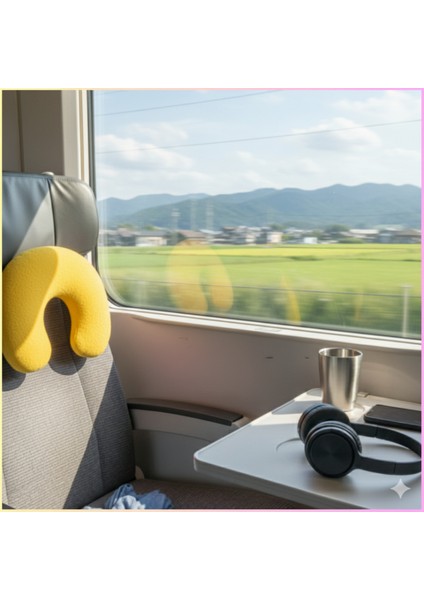 Polar Araç Boyun Yastığı 35X28 cm | Araba Uçak Otobüs Ev ve Ofis Seyahat Yolculuk Yastığı indirimleri