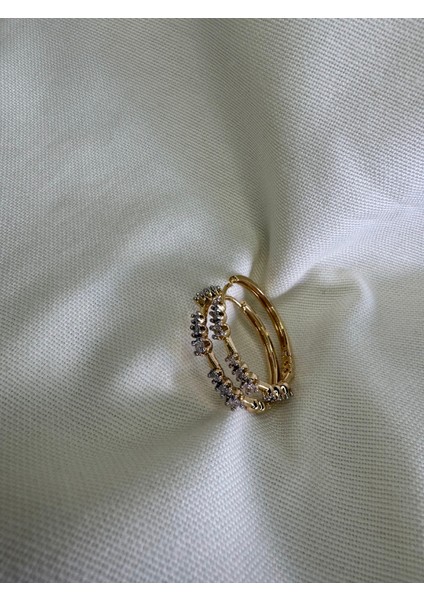 Özel Seri Taşlı Büyük Halka Küpe indirimleri